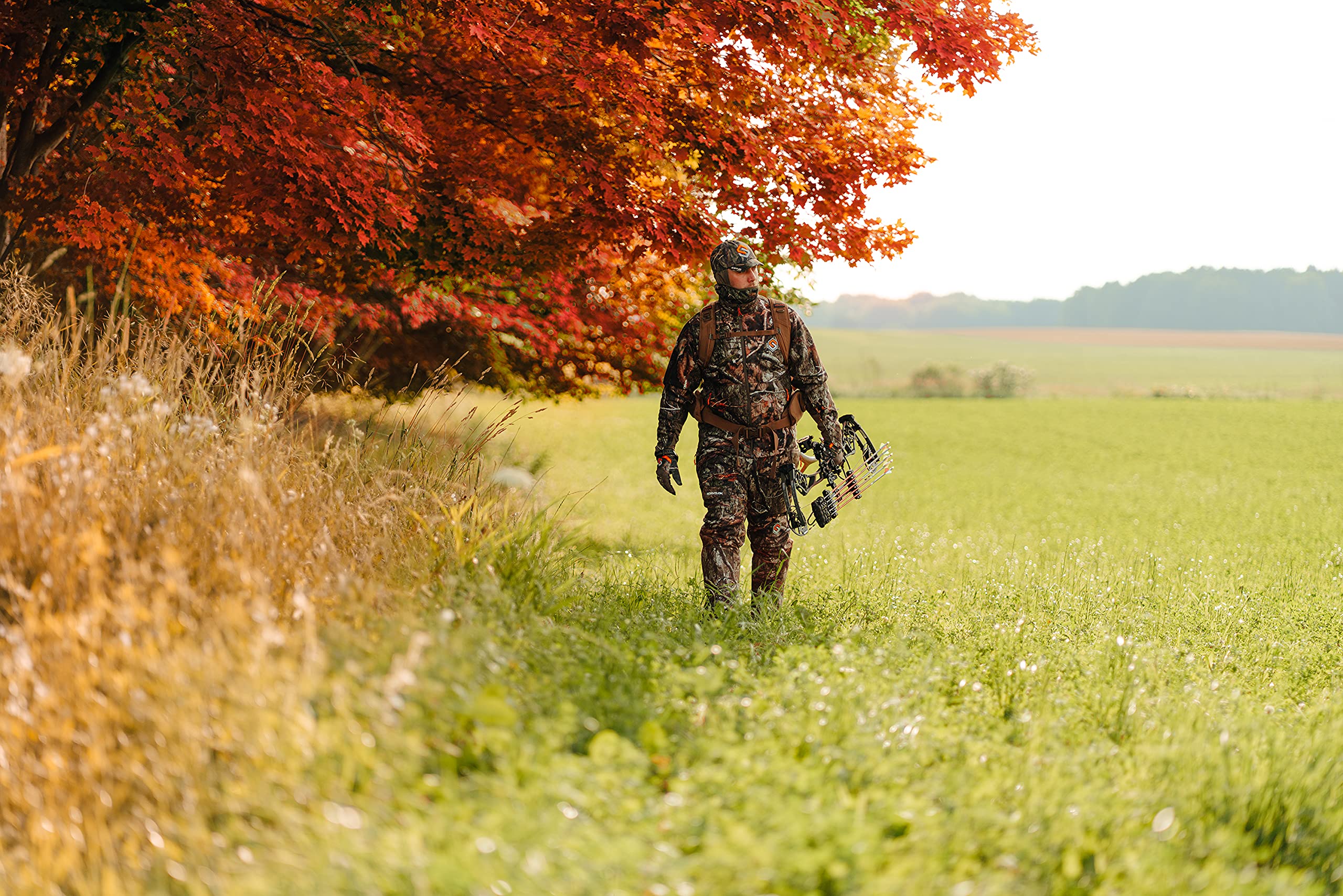 ScentLok Forefront Midweight Water Repellent Camouflage Hunting Jacket for Men - Warm Windproof Outdoor Gear for Deer Hunting & Wilderness Adventures