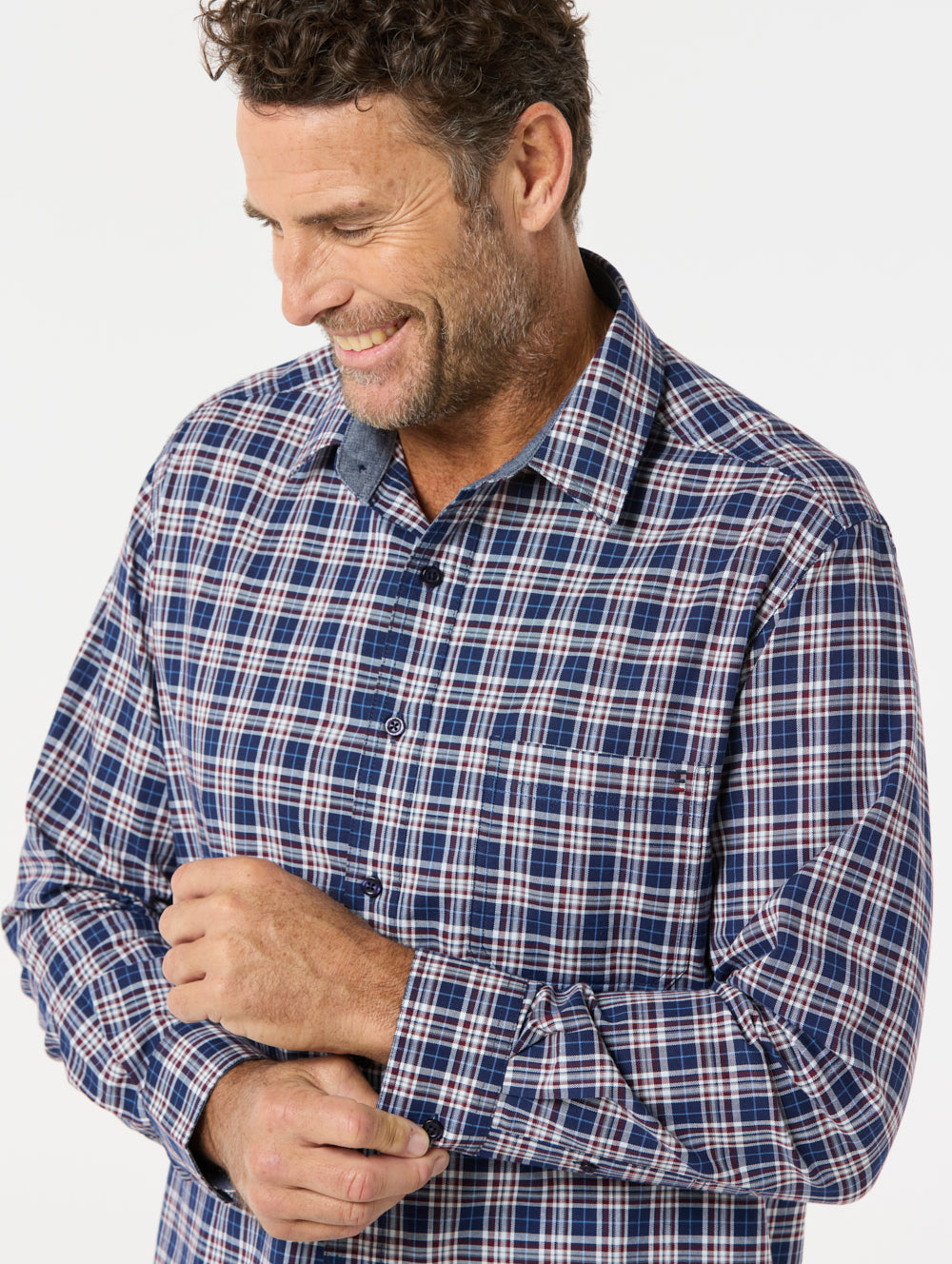 Wynston Men's Classic Oxford Shirt - Slim Fit Button Down Dress Shirt for Business Casual & Office Wear - Perfect for Work, Meetings & Formal Events
