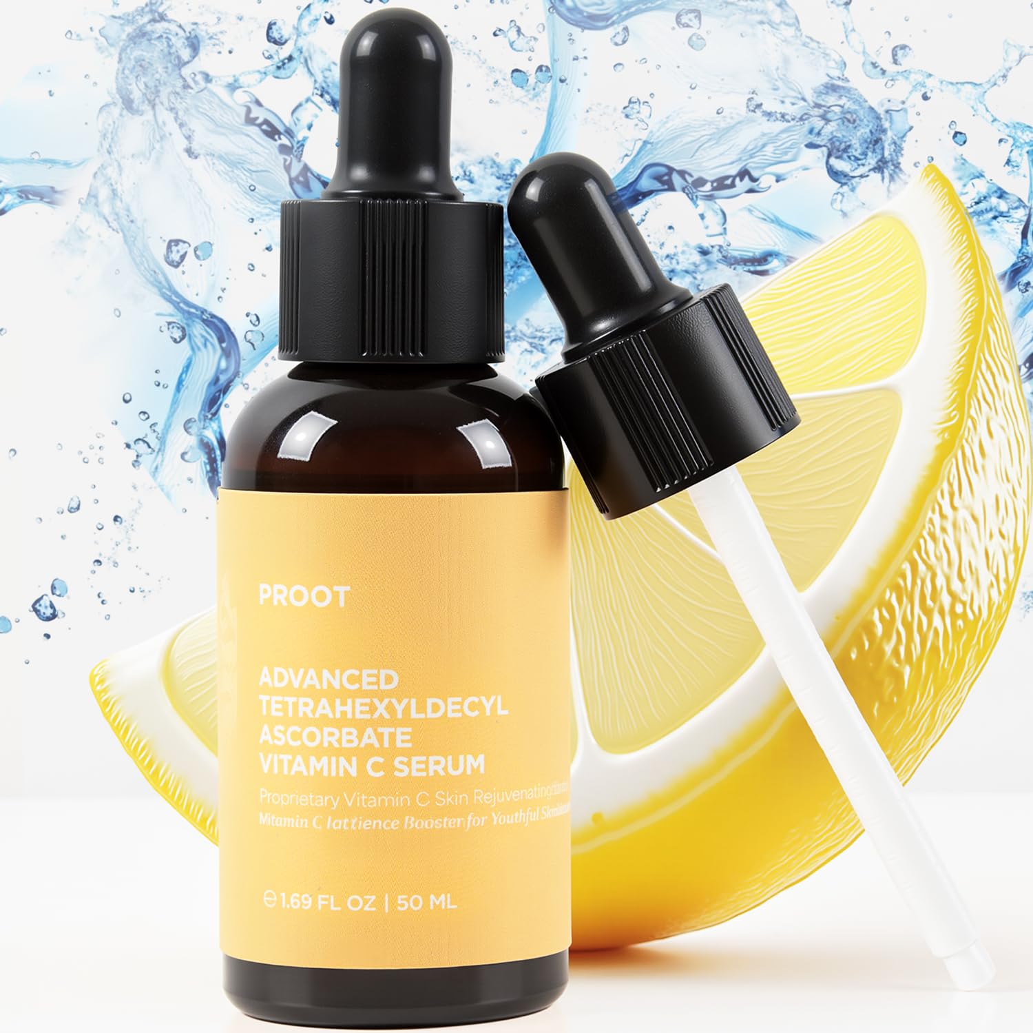 Best Tetrahexyldecyl Ascorbate Vitamin C Serum - Korean THD Ascorbate Brightening Serum with Vitamin C Complex for Glowing Skin | Anti-Aging, Dark Spot Treatment, Daily Skincare Routine