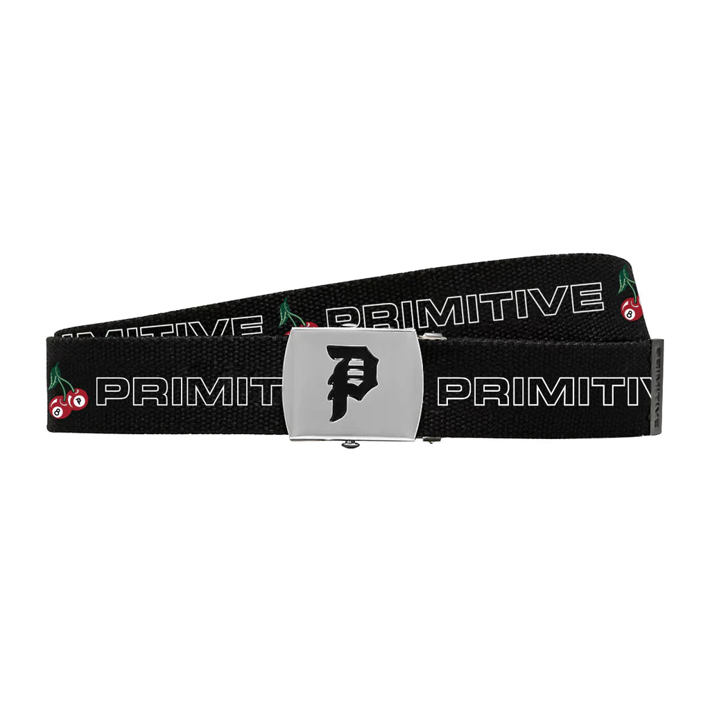 Primitive Lucky Web Belt - Adjustable Waist Belt for Men & Women | Stylish & Durable Fashion Accessory for Jeans, Pants & Streetwear Outfits