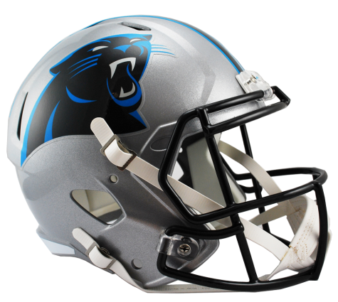 Carolina Panthers Speed Replica Football Helmet - Authentic NFL Fan Gear for Game Day & Collectors