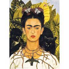 Eurographics 1000-Piece Jigsaw Puzzle - Frida Kahlo Self Portrait with Thorn Necklace - Art Puzzle for Adults, Home Decor & Gift Idea for Puzzle Lovers
