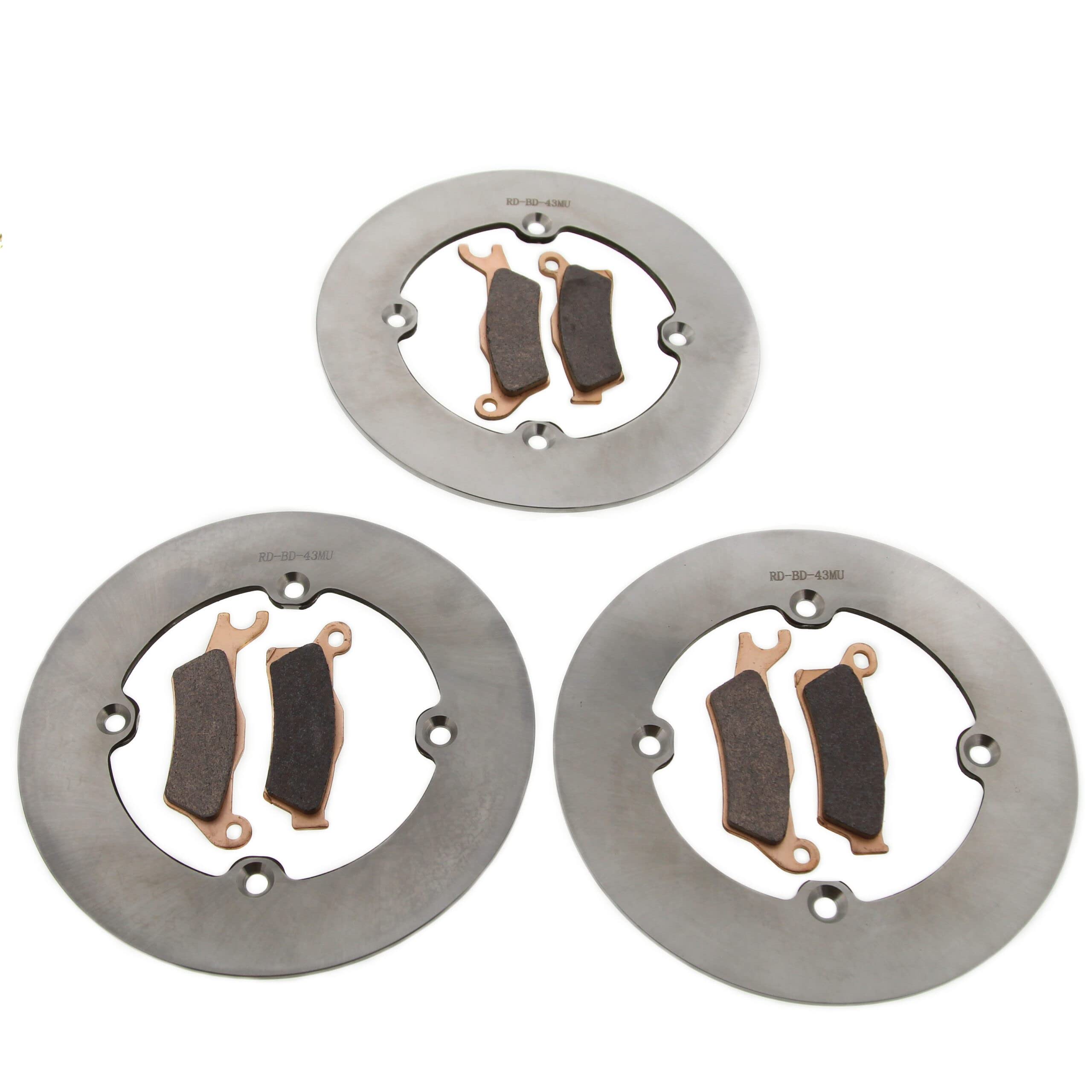 Can-Am Outlander Max 800R Front & Rear MudRat Brake Rotors & Pads Kit (2013) - Off-Road ATV Braking System Upgrade for Trail Riding & Mud Adventures