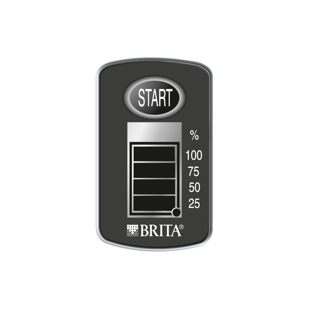 4-Week Replacement Water Filter Timer - Black | Reminder for Fridge, Under Sink & Whole House Water Filters