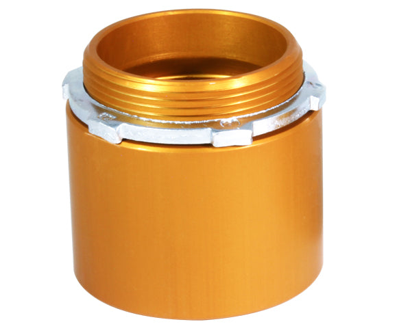 Anodized Aluminum Innerduct Terminal Adapter - High-Quality Conduit Fitting for Fiber Optic & Electrical Wiring - Perfect for Data Centers, Telecom Installations & Underground Cable Management