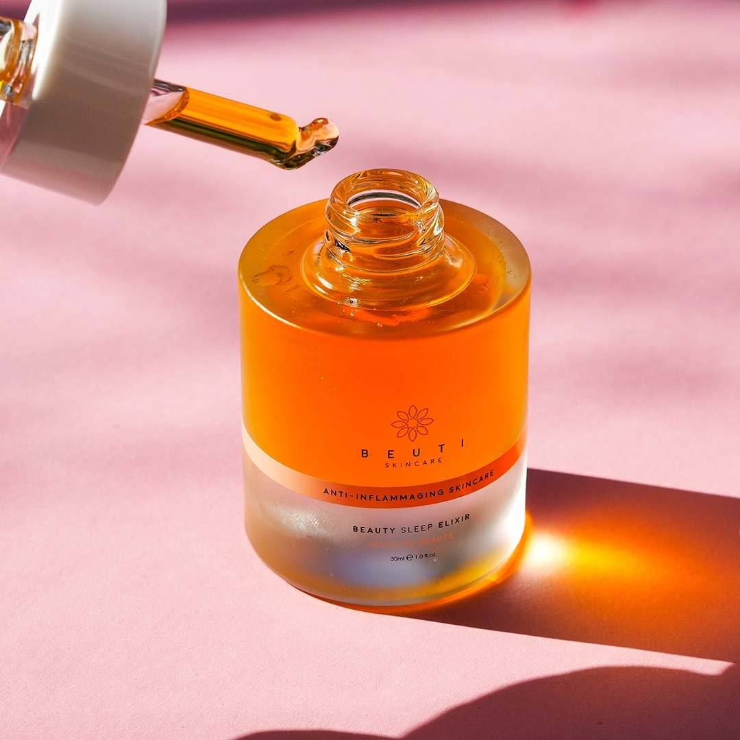 Beauty Sleep Elixir - Nighttime Skin Repair Serum with Hyaluronic Acid & Vitamin E for Glowing Skin | Perfect for Evening Skincare Routine & Anti-Aging Treatment