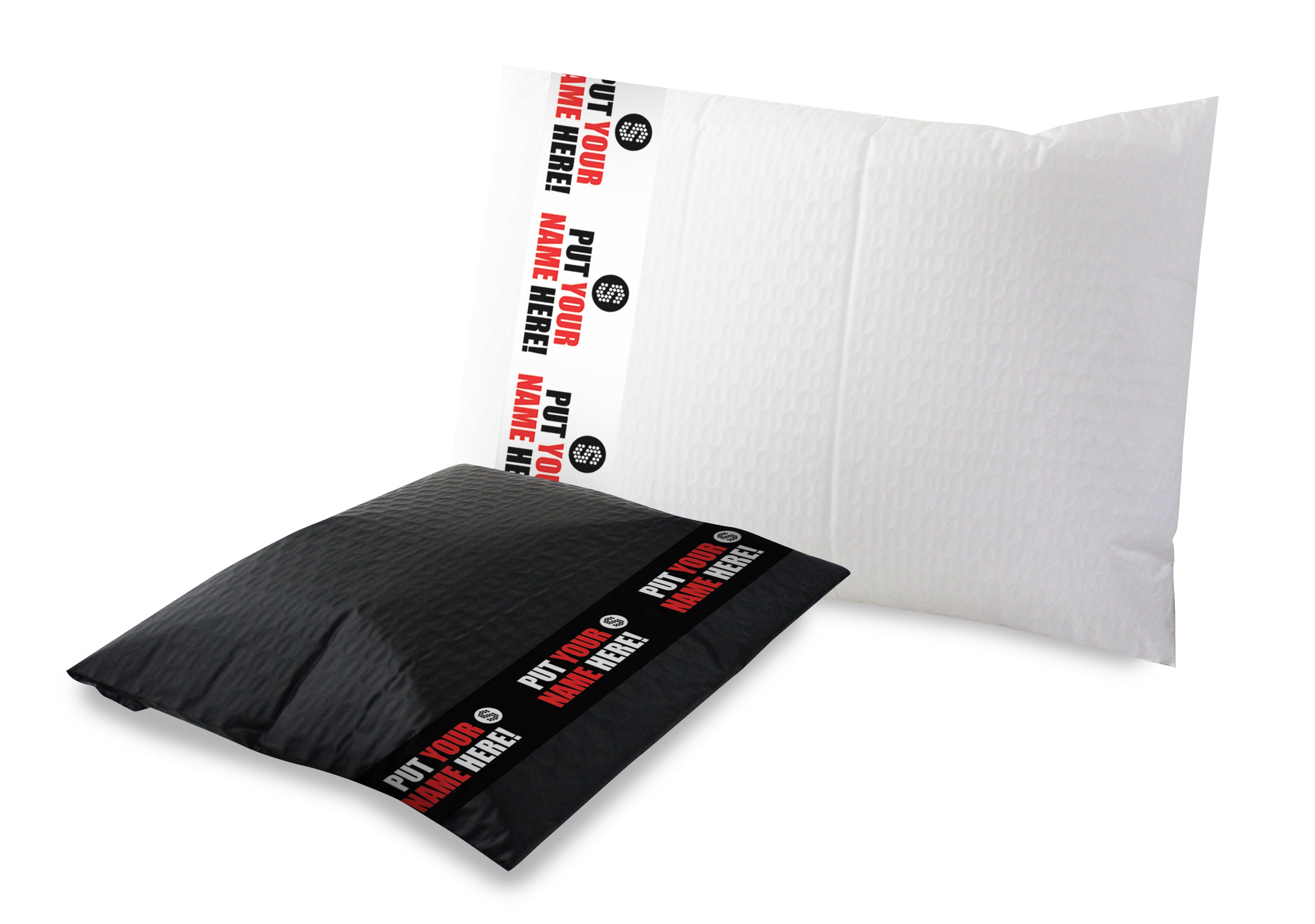 Wholesale White Padded Mailer with Banner - End Opening Envelopes for Shipping & Mailing | Perfect for Ecommerce, Small Businesses & Packaging Supplies