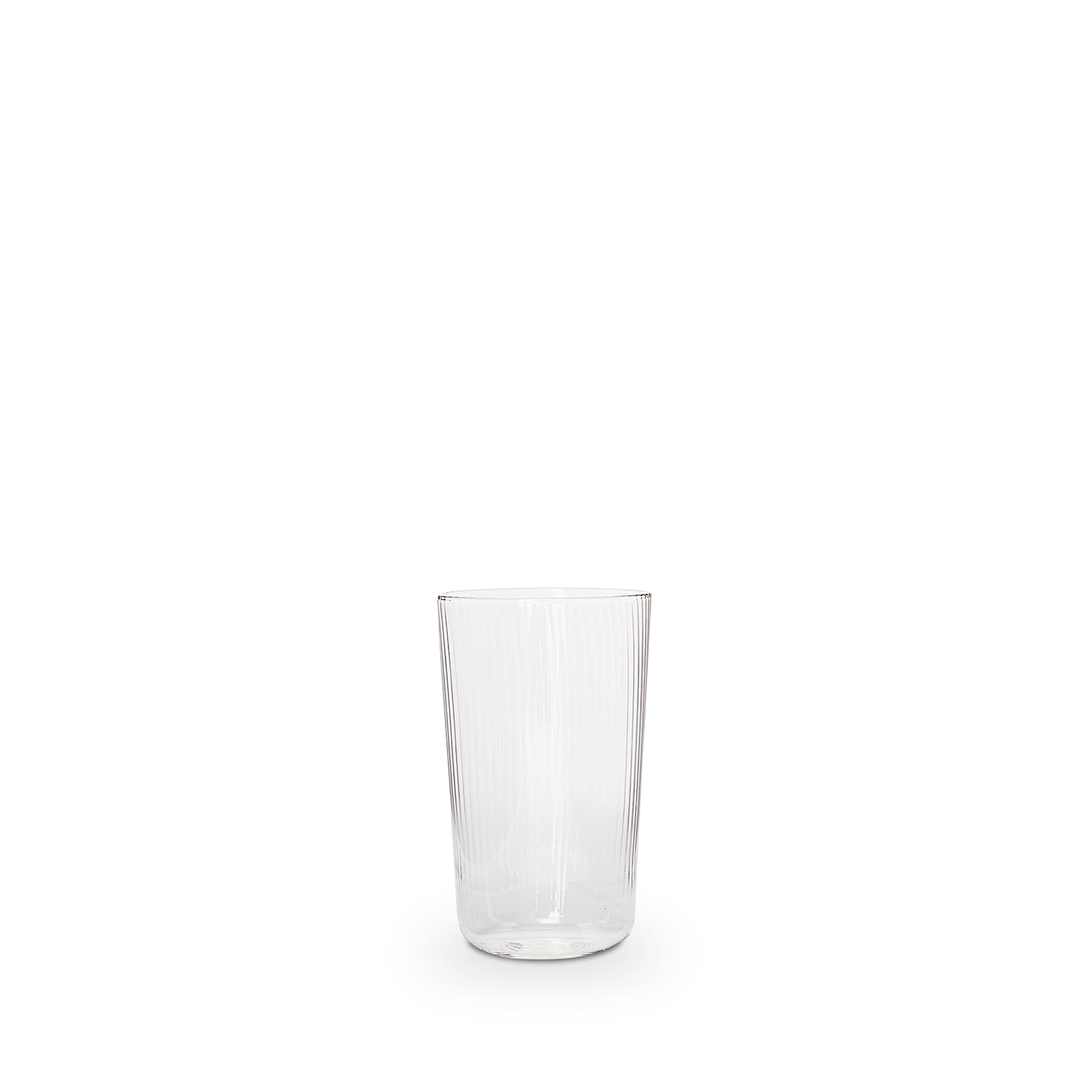 Luisa Bevanda in Millerighe (Set of 2) - Italian Striped Glass Drinking Glasses for Wine, Cocktails & Juice - Perfect for Dinner Parties, Gifts & Home Decor