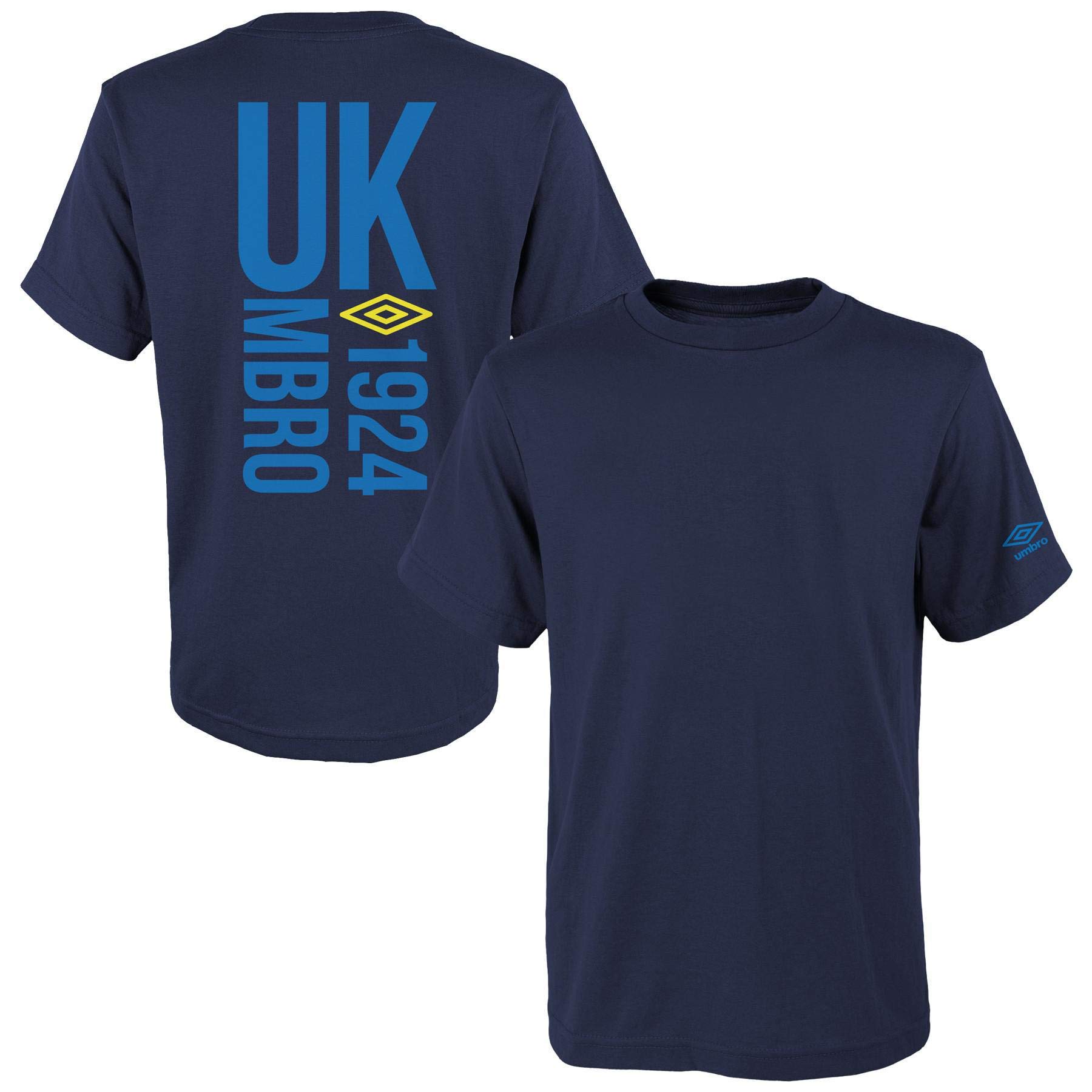 Umbro Men's Crew Neck T-Shirt - Comfortable Cotton Casual Tee for Sports, Gym & Everyday Wear