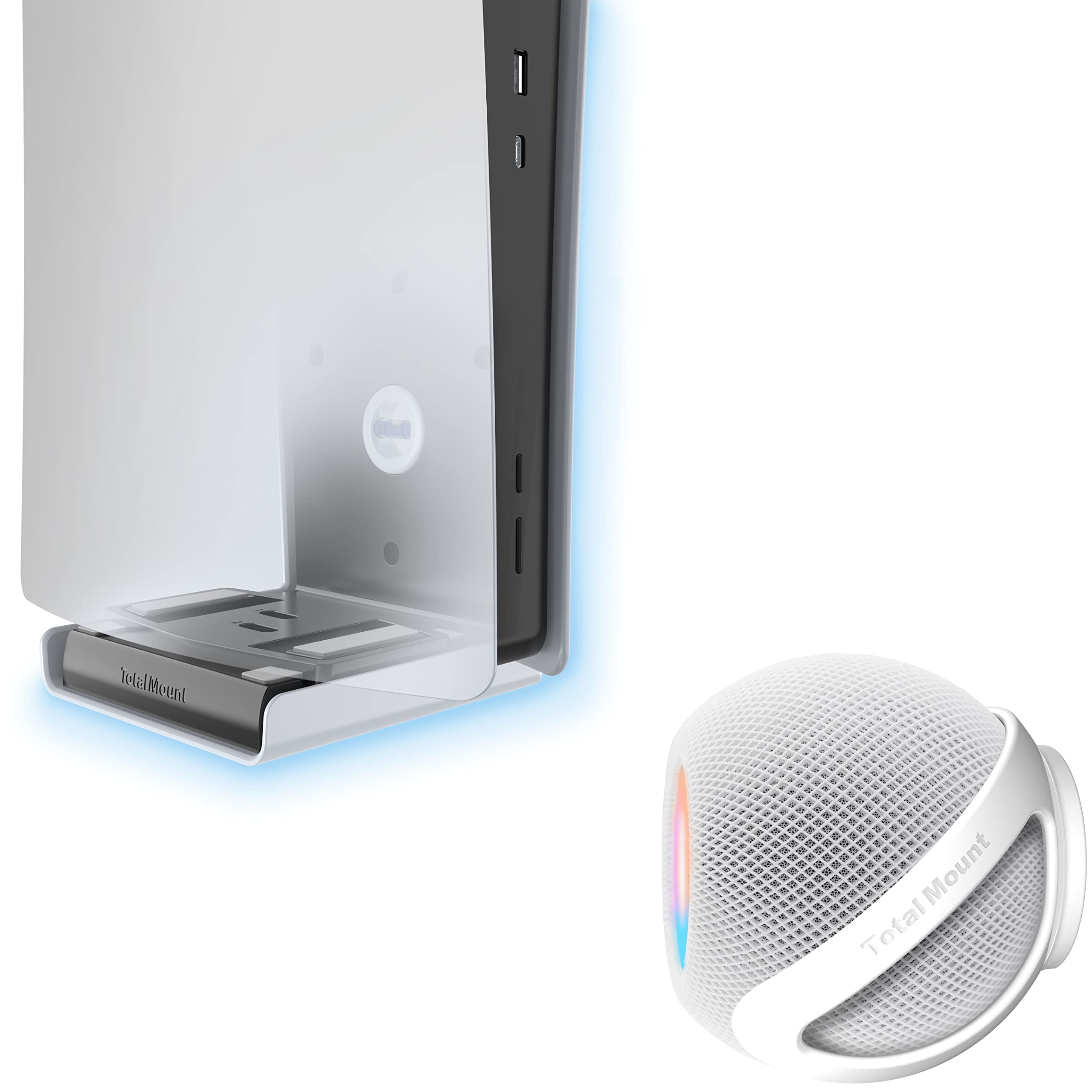 TotalMount PS5 Bundle - Wall Mount & Stand Kit for PlayStation 5 Console | Secure Space-Saving Solution for Gaming Setup & Home Entertainment