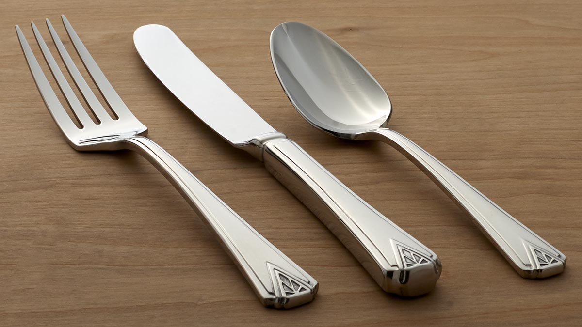Deauville 1929 45-Piece Stainless Steel Flatware Set - Elegant Silverware for Fine Dining, Wedding Gifts & Formal Dinner Parties