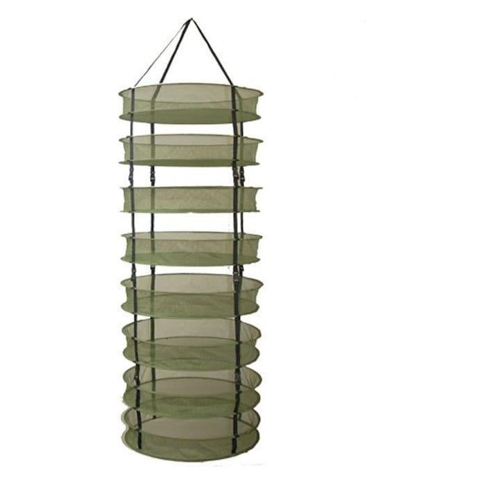 Grow1 Dry Net with Clip-On Levels Drying Rack - Perfect for Indoor Herb Gardens, Hydroponics, and Plant Propagation