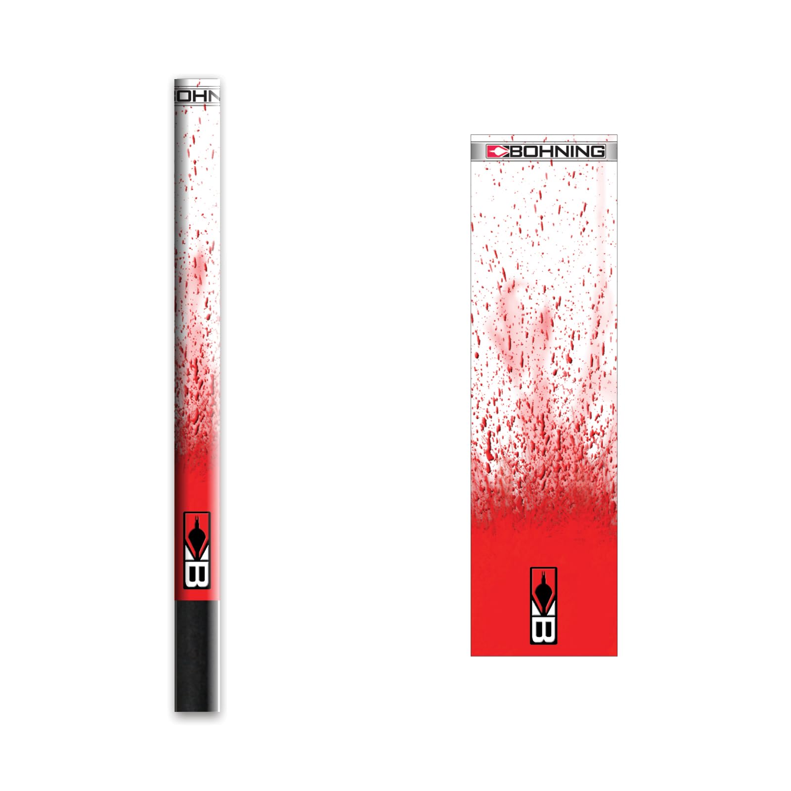 Bohning HD Arrow Wrap - Pack of 12 | High Visibility Reflective Arrow Wraps for Archery Hunting & Target Practice | Perfect for Low Light Conditions and Bowhunting Safety