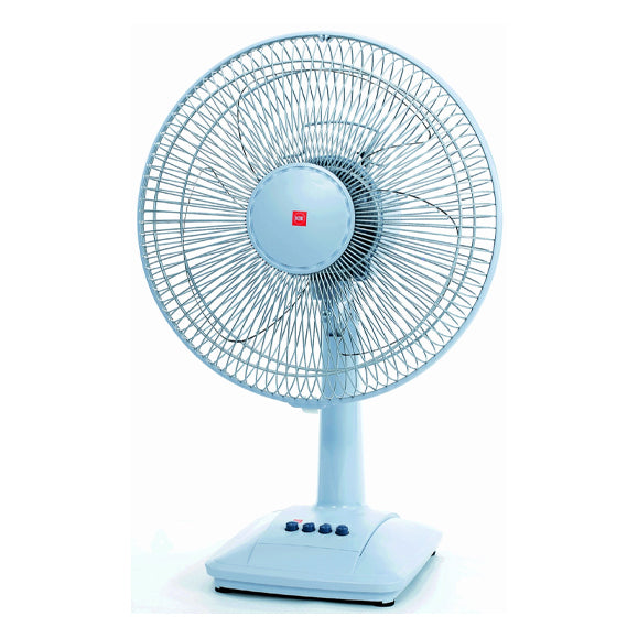 A30AS 12 Inch Portable Table Fan - Quiet Cooling Fan for Home, Office & Dorm Room - Energy Efficient Desk Fan with Adjustable Tilt & 3 Speeds - Perfect for Indoor Use, Study & Sleeping