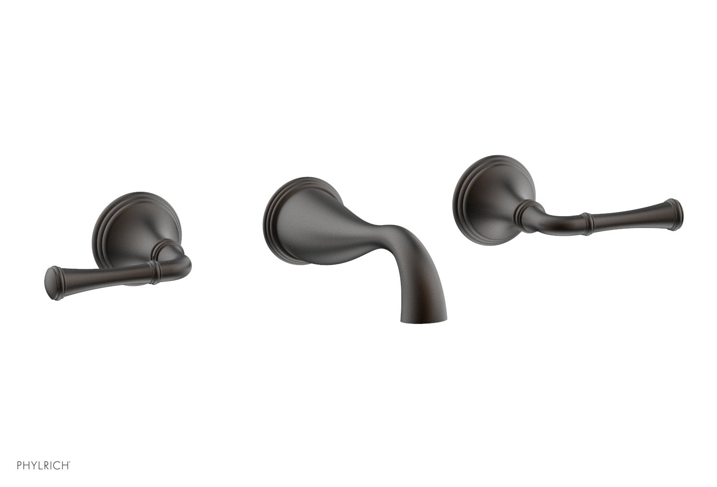 3RING Wall Tub Set D1205 - Modern Bathroom Faucet with 3-Handle Design for Sink and Bathtub, Perfect for Home Renovation and Luxury Bathroom Upgrade