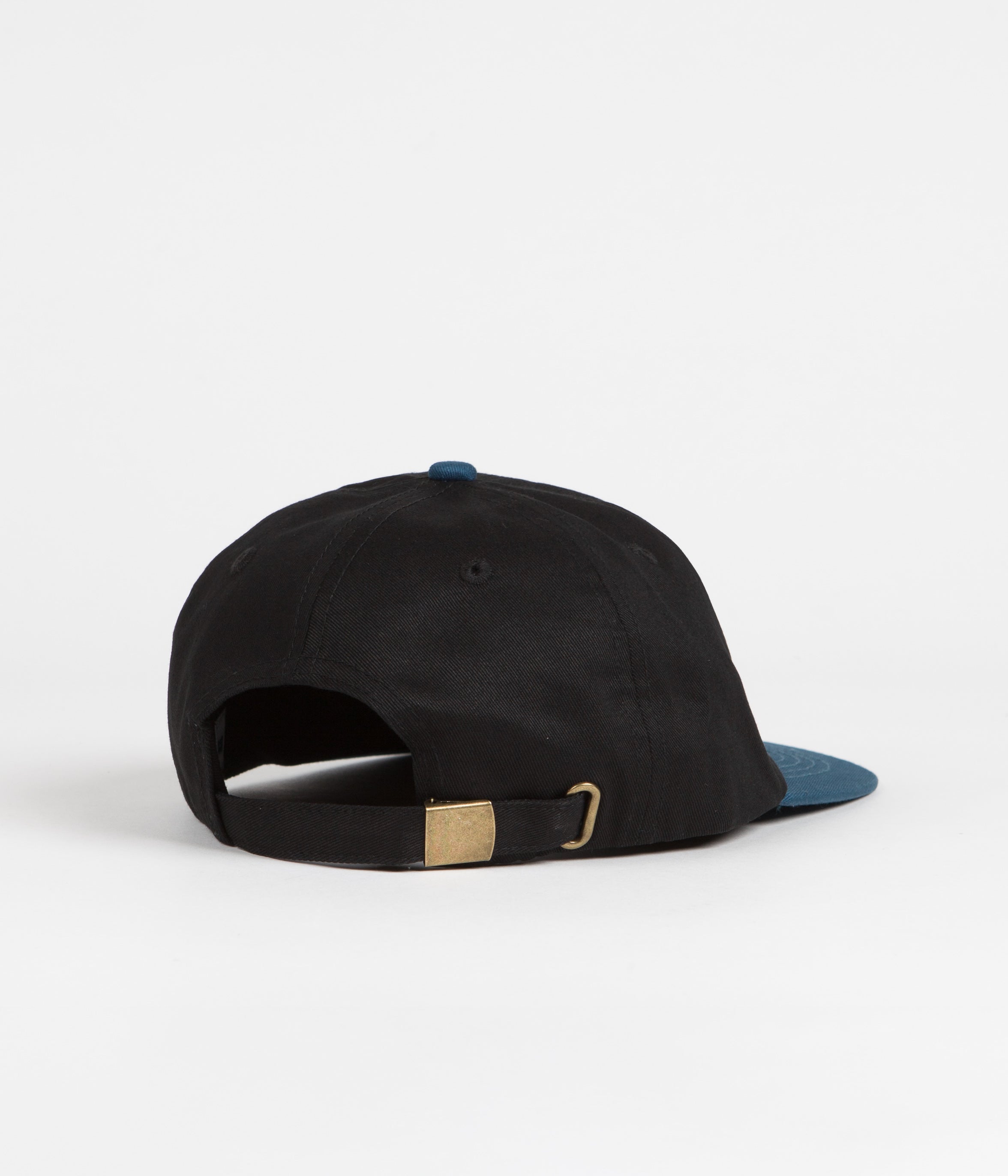 Butter Goods Discovery Cap - Black & Dark Teal Snapback Hat for Men & Women | Streetwear Fashion, Outdoor Activities & Casual Wear