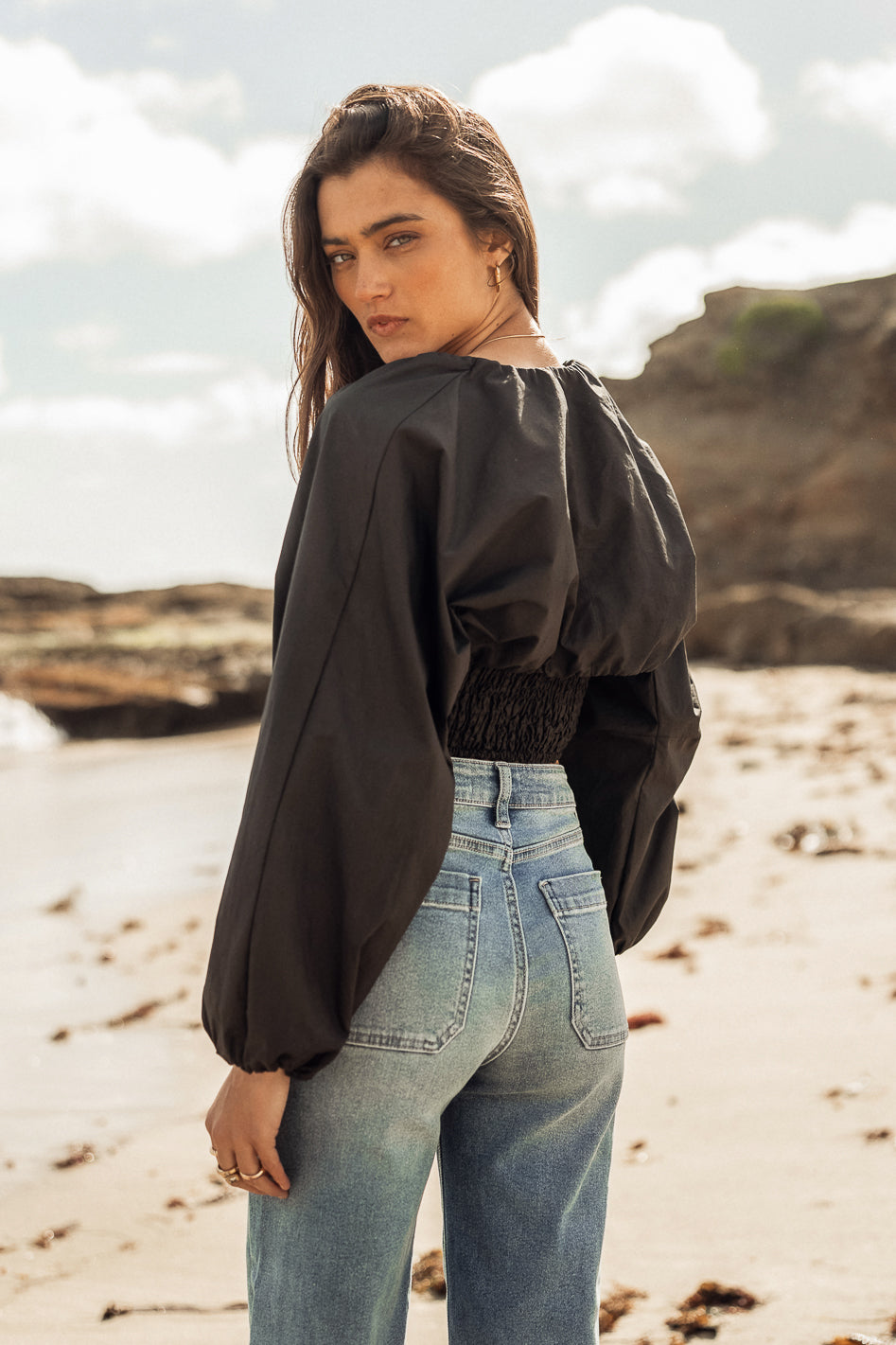 Leila Wide Leg Jeans - Medium Wash Denim Pants for Women | Comfortable & Stylish High Waisted Trousers | Perfect for Casual Outfits, Workwear & Weekend Looks