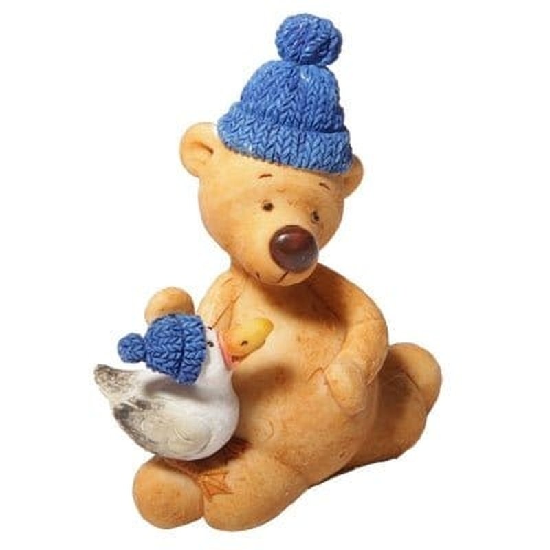 Aqua One Little Bear Mini Waterproof Bluetooth Speaker - 6.1 x 4 x 7.3cm Portable Outdoor Speaker for Pool, Beach, Hiking & Travel