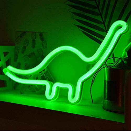 Dinosaur Neon Light - LED Wall Decor for Kids Bedroom & Living Room