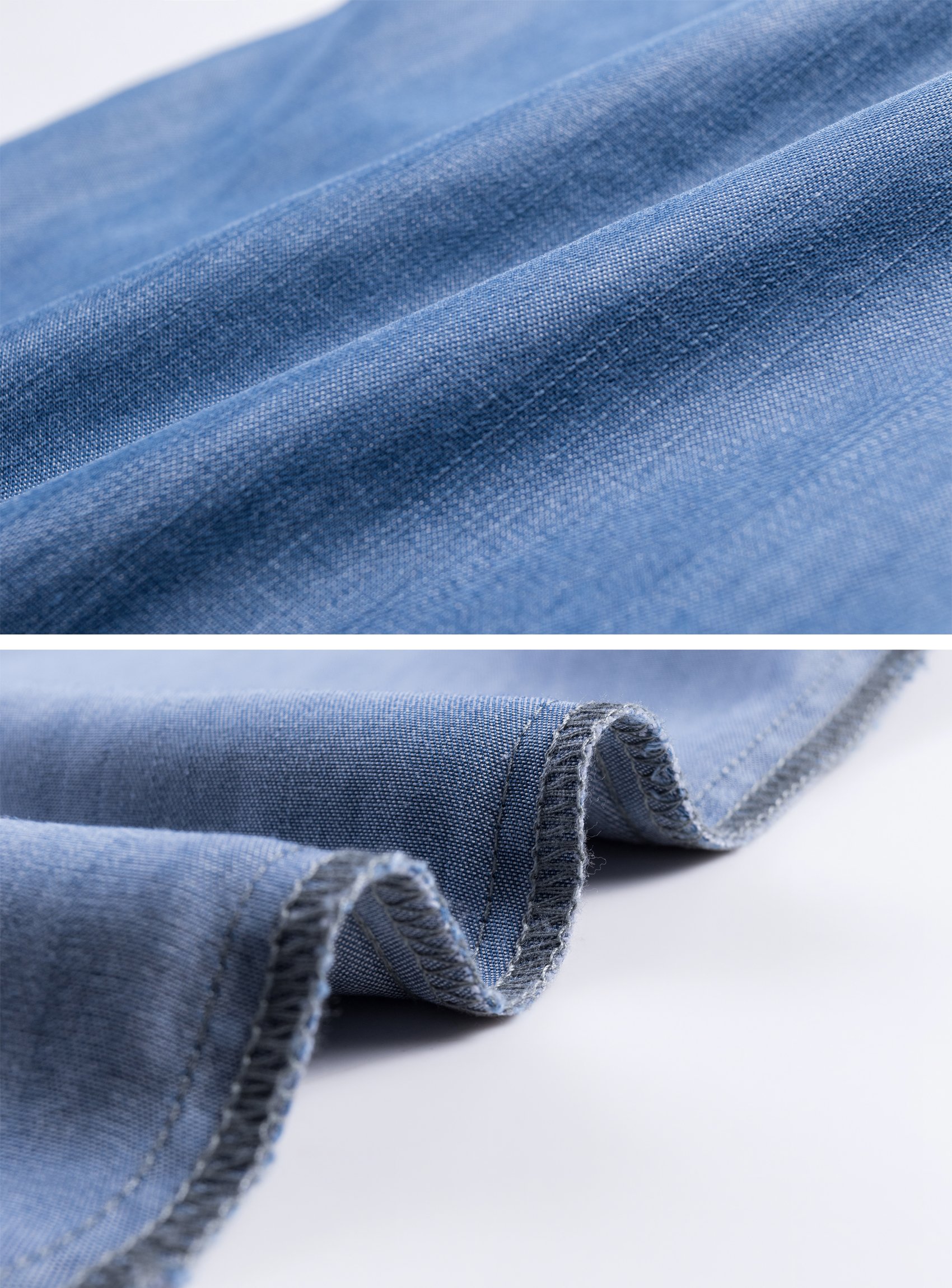 Sunfan Women's High Rise Wide Leg Capri Tencel Jeans - Relaxed Fit Blue Denim Pants for Casual Wear & Summer Outfits