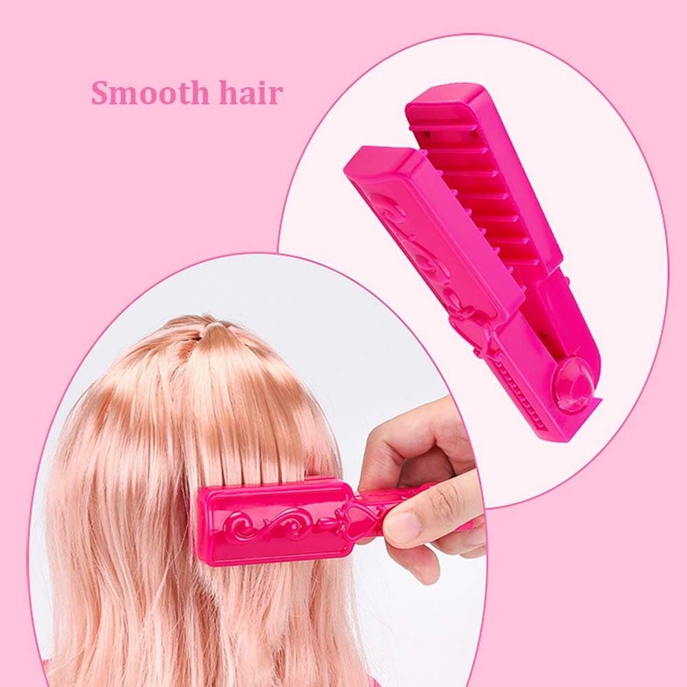 **Kids Hair Styling Head Doll with 35-Piece Makeup & Hair Accessories Set - Pretend Play Salon & Beauty Dress Up Toy for Girls & Boys - Perfect for Birthday Gifts & Role Play Games**