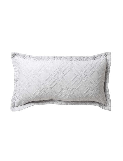 Logan & Mason Ultima Fitzroy Silver Long Filled Cushion - Premium Sofa & Bed Decorative Throw Pillow for Living Room, Bedroom, Office
