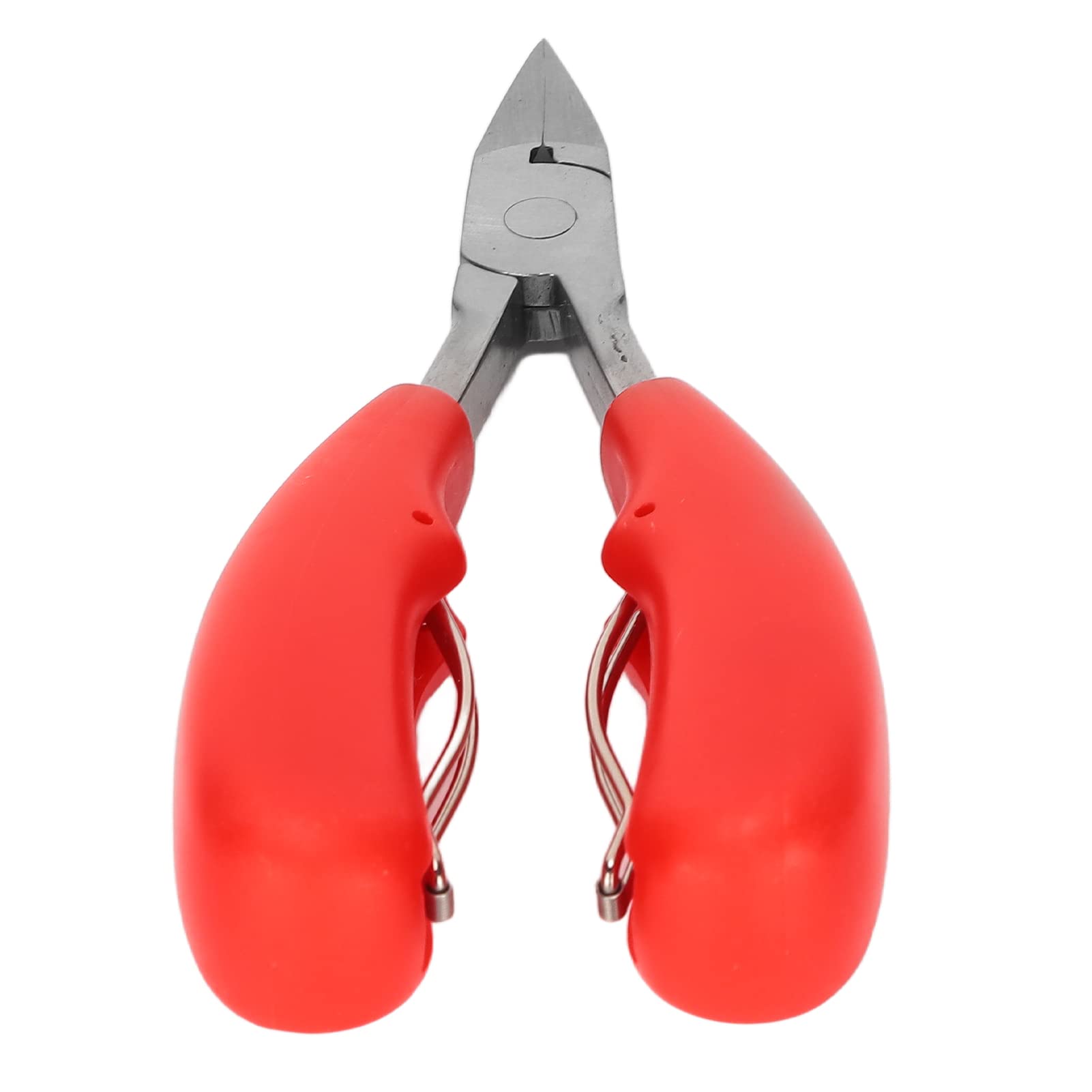 **Premium Stainless Steel Piglet Tooth Nipper - High Elasticity, Wear-Resistant & Comfort Grip - Farm Use for Piglets (Red) - Ideal for Safe & Efficient Piglet Teeth Trimming**