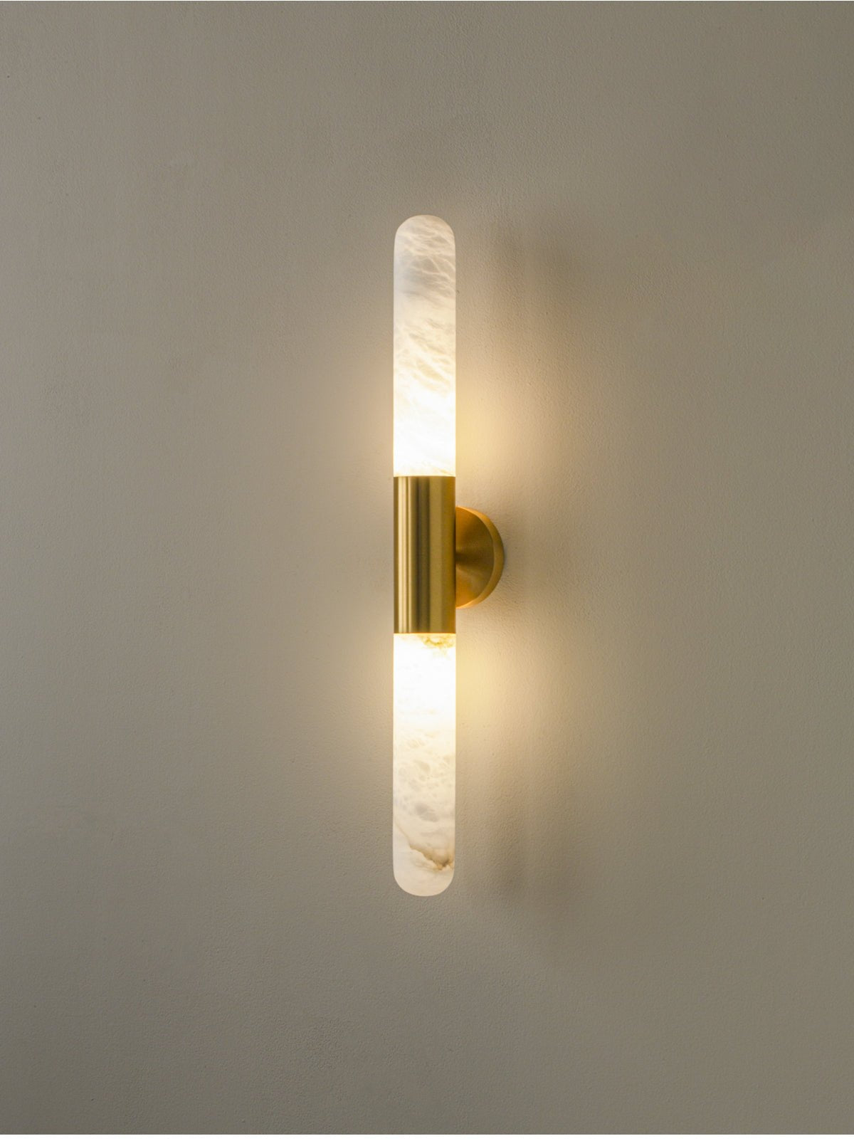Elegant Cavoya Alabaster Wall Light - Modern Sconce for Living Room, Bedroom & Hallway Lighting