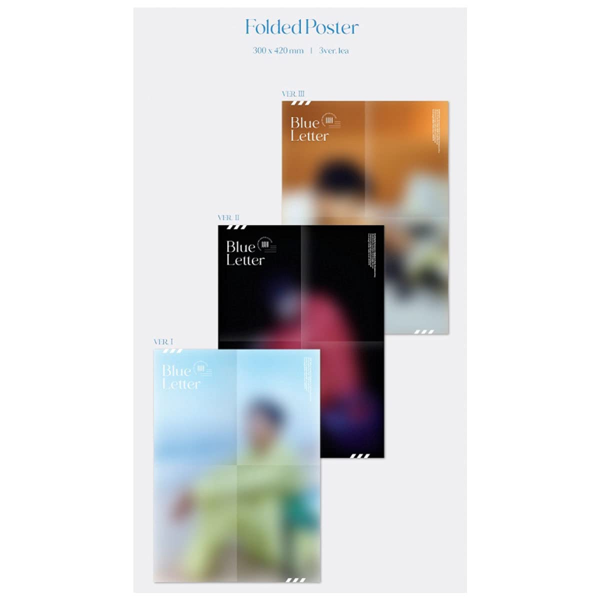 WONHO 2nd Mini Album Blue Letter (Set Version) - 3 Album Collection | K-Pop Music for Fans, Gifts & Collectors | Perfect for Concerts, Parties & K-Pop Enthusiasts