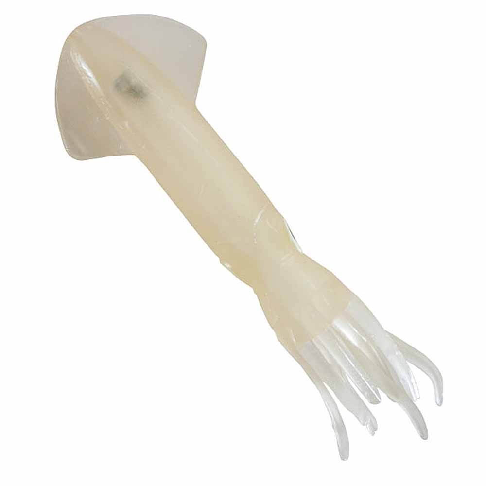 Boone Unrigged 6 Squid Fishing Lures - Premium Saltwater & Freshwater Bait for Bass, Trout, and Walleye - Perfect for Deep Sea Fishing and Kayak Angling
