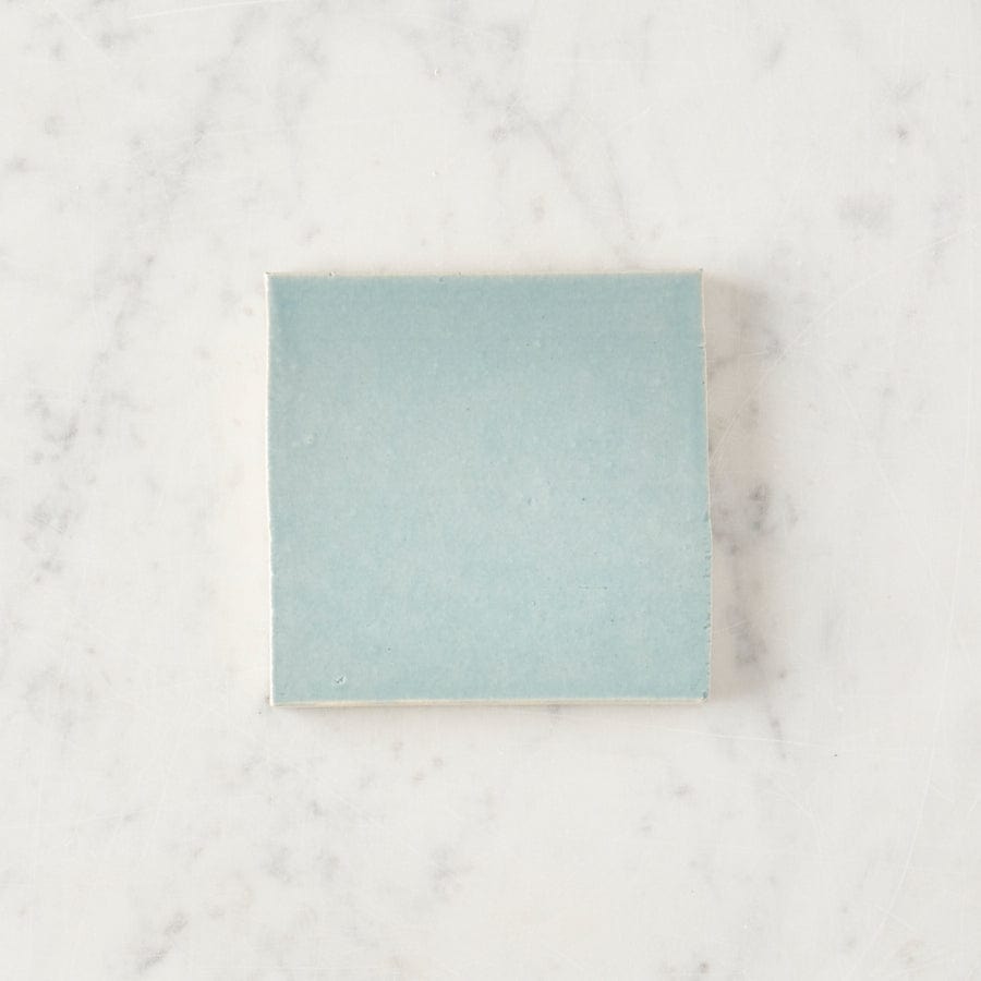 Noosa Gloss Sky Blue Square Tile - Premium Ceramic Wall & Floor Tiles for Bathroom, Kitchen Backsplash & Shower - 12x12 Inch Matte Finish Waterproof Mosaic