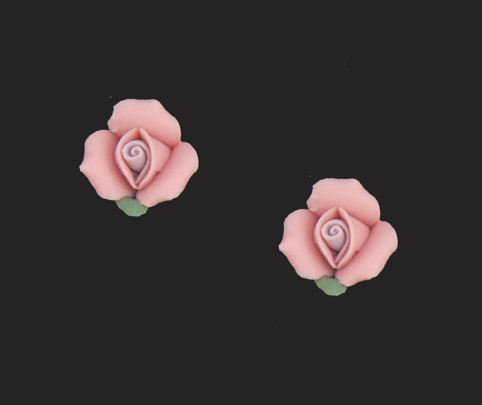 Elegant Pink Roses Earrings by Sienna Sky – Perfect for Weddings, Parties & Everyday Wear