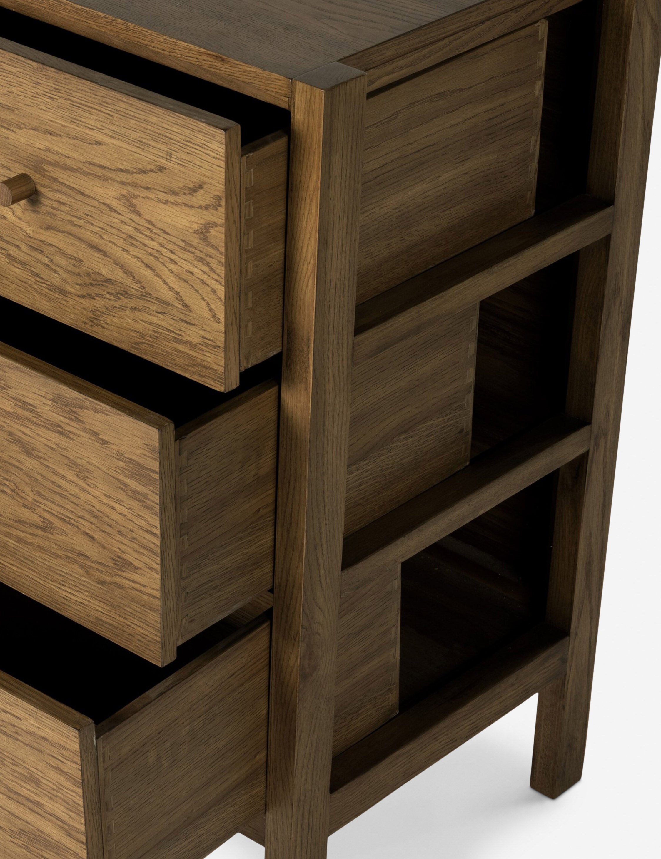 Holcomb Dresser - Modern 6-Drawer Wooden Chest for Bedroom & Living Room | Stylish Storage Solution for Clothes, Bedding & Home Organization