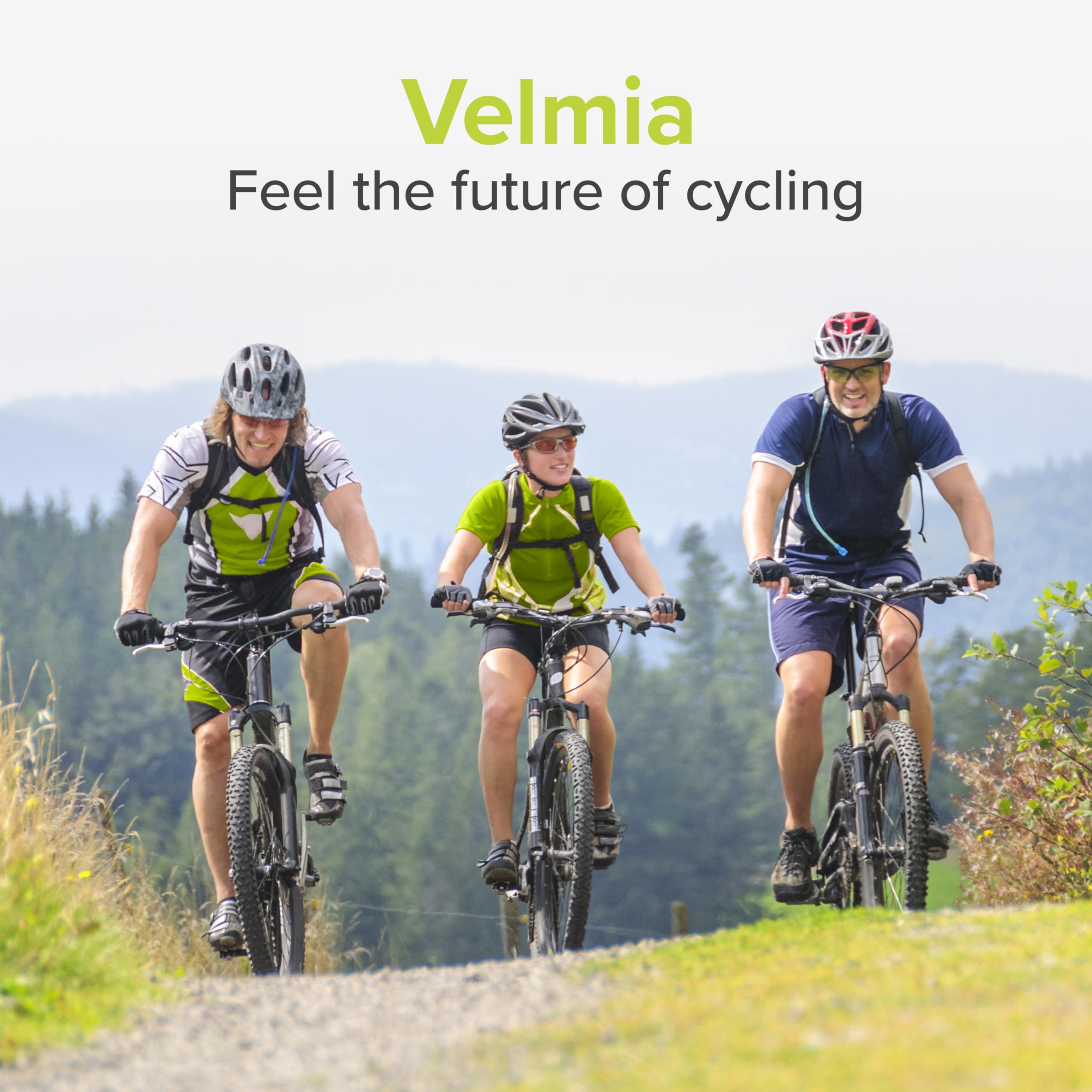 VELMIA Waterproof Bike Seat - Ergonomic Bicycle Saddle for Men & Women - Comfortable Mountain & Trek Bike Seat - Perfect for Peloton, Road & Off-Road Cycling - Ideal for Commuting, Exercise & Outdoor Adventures