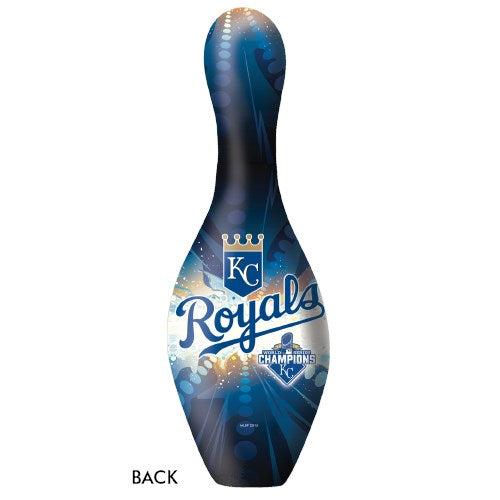 OnTheBallBowling 2015 World Series Champion Kansas City Royals Collectible Bowling Pin - Perfect for Sports Memorabilia Collections, Man Cave Decor, and Baseball Fan Gifts