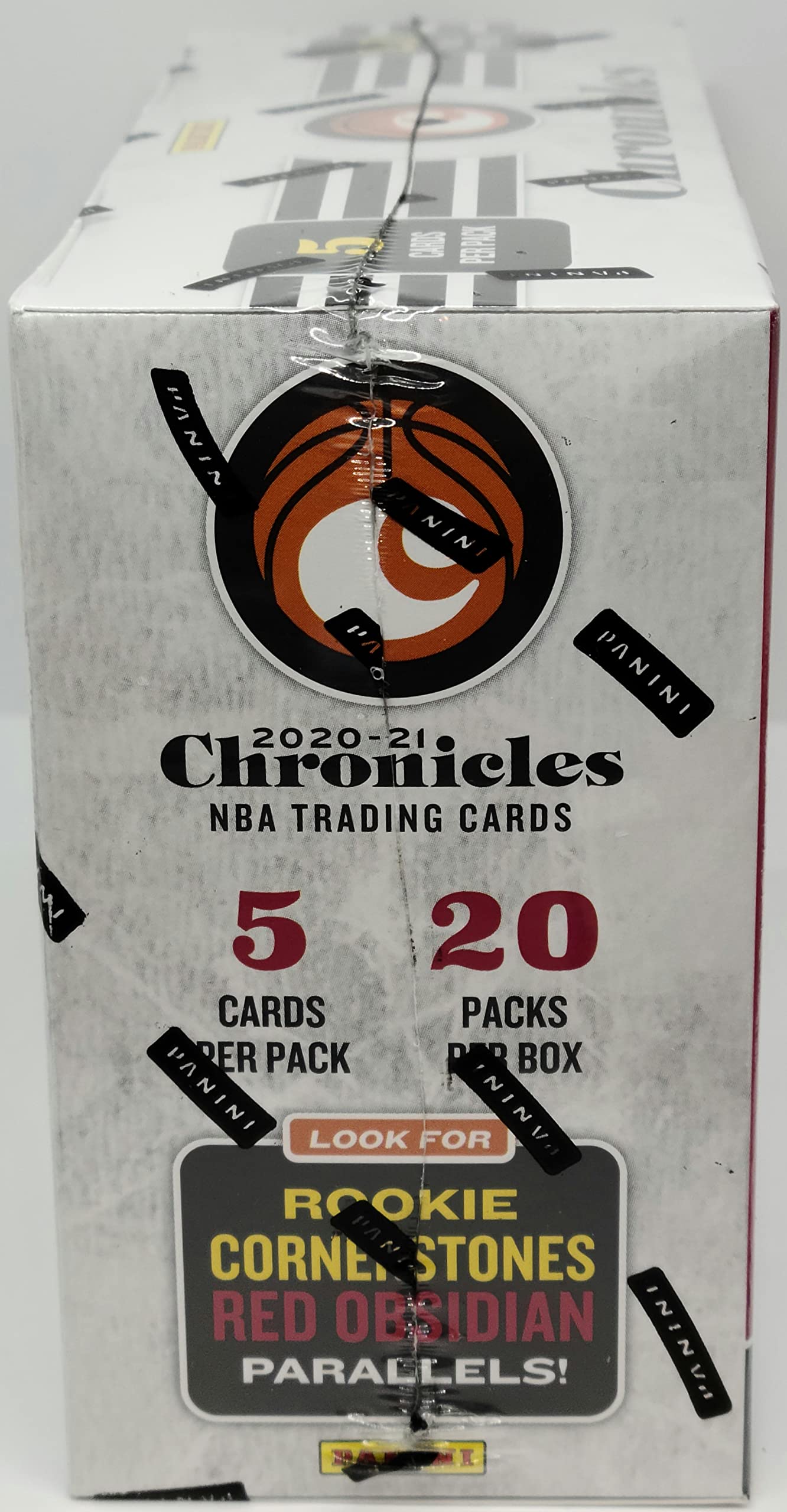 2020-21 Panini Chronicles Basketball Trading Cards Mega Box - 100 Cards per Box | NBA Collectibles for Trading, Investing & Display | Perfect for Sports Fans, Card Collectors & Gift Giving