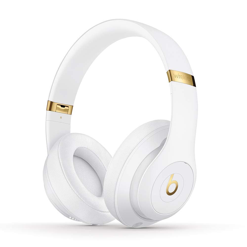 Beats Studio3 Wireless Noise Cancelling Over-Ear Headphones - White (Renewed 2020 Model) | Perfect for Travel, Workouts & Music Lovers | MX3Y2LL/A