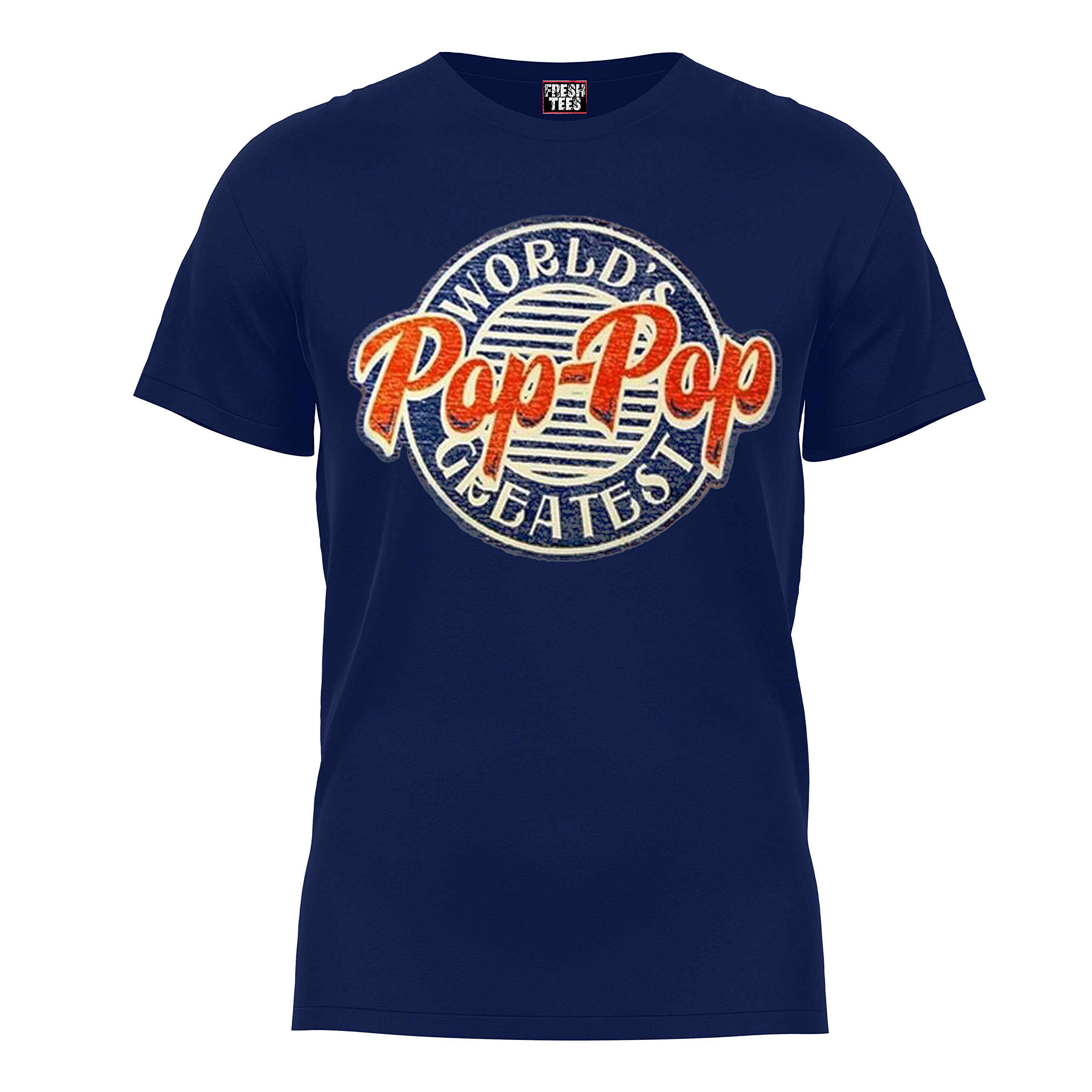 World's Greatest Pop-Pop Father's Day T-Shirt - Funny Gifts for Husband, Dad & Grandpa - Comfortable Cotton Tee for Birthday, Anniversary & Family Celebrations