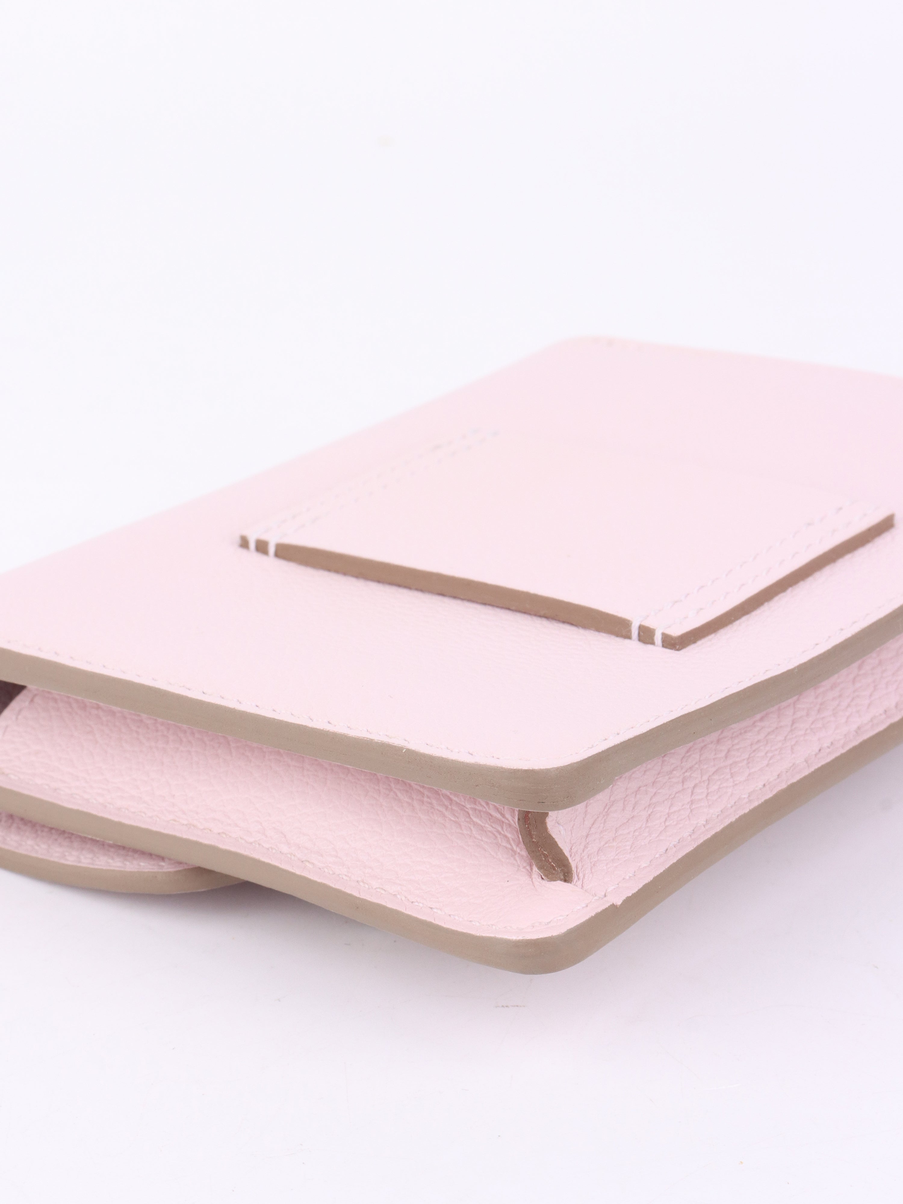 Hermes Roulis Slim Wallet in Mauve Pale - Luxury Leather Card Holder for Women | Perfect for Everyday Use, Travel & Special Occasions