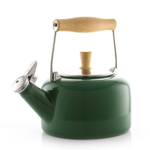 Chantal Sven Stainless Steel Whistling Tea Kettle - 1.8 Quart Stovetop Water Boiler for Tea, Coffee & Hot Beverages - Perfect for Home, Office & Camping Use