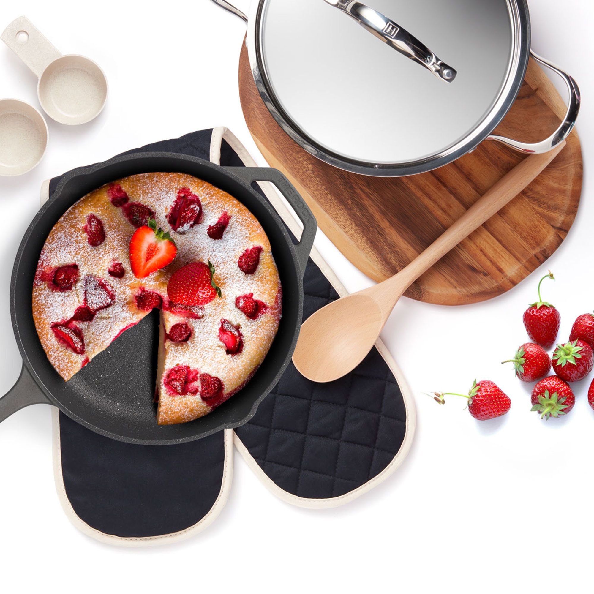 STARFRIT BISTRO Double Ended Oven Mitt - Heat Resistant Kitchen Gloves for Baking, Grilling & Cooking - Perfect for BBQ, Roasting & Handling Hot Pots (Model 80926)