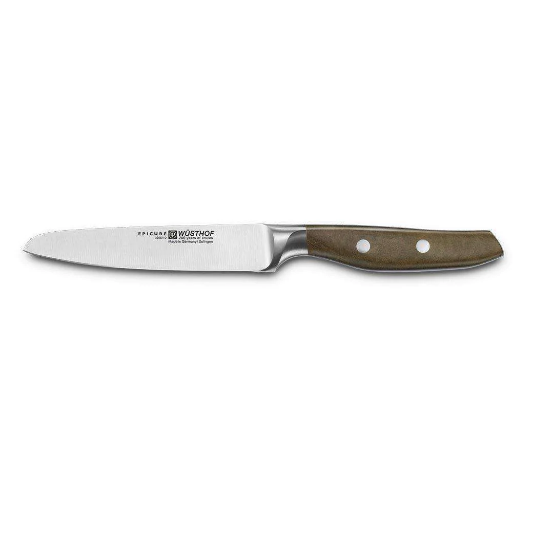 Wusthof Epicure 3.5 Inch Paring Knife - Premium German Stainless Steel Kitchen Knife for Peeling, Slicing, and Precision Cutting - Perfect for Fruits, Vegetables, and Small Food Prep