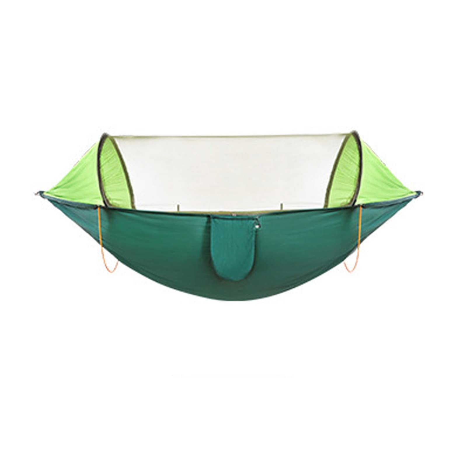 TJYXF 2-Person Large Camping Hammock with Mosquito Net - Lightweight Pop-Up Parachute Hammock for Outdoor Backpacking, Hiking & Backyard Relaxation - Includes Tree Straps for Easy Setup (Color: Blue) - Perfect for Camping Trips, Beach Lounging & Backyard Naps