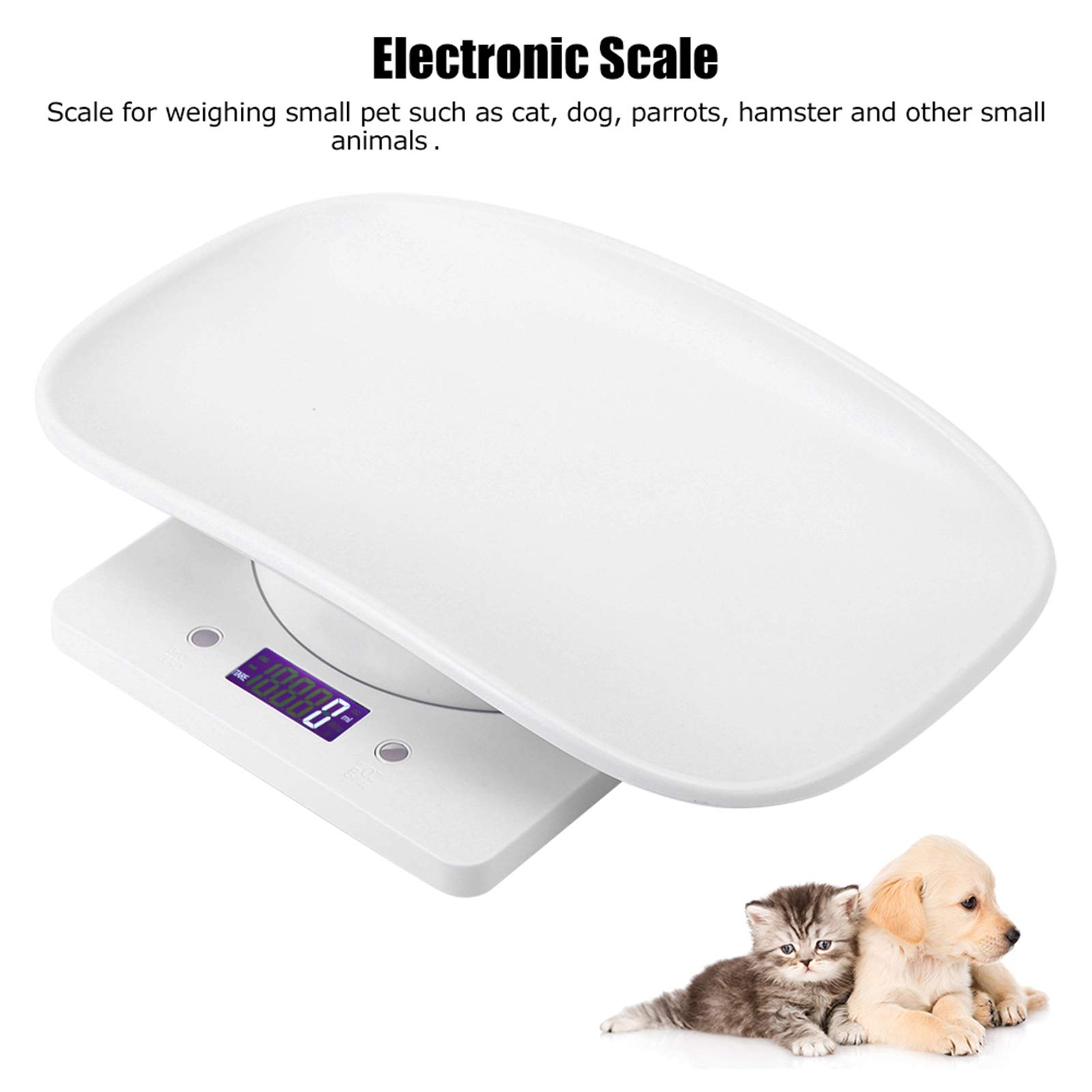 Gedourain Digital Baby Scale - Accurate Infant & Pet Scale for Newborns, Puppies, Cats & Small Animals - Perfect for Weighing Food & Tracking Growth at Home