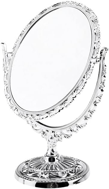 AASA Double Sided Mirror Stand - Adjustable Vanity Mirror for Home & Office, Makeup Mirror with 360° Rotation, Perfect for Dressing Table, Salon, and Bedroom Decor