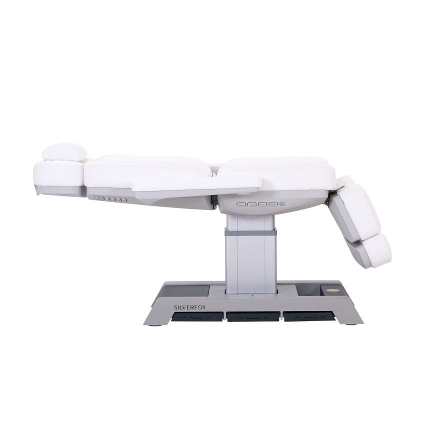 Premium Silverfox 4-Motor Electric Facial Chair with Adjustable Bed 2218BN - Professional Spa & Beauty Salon Massage Equipment for Relaxation & Skin Care Treatments