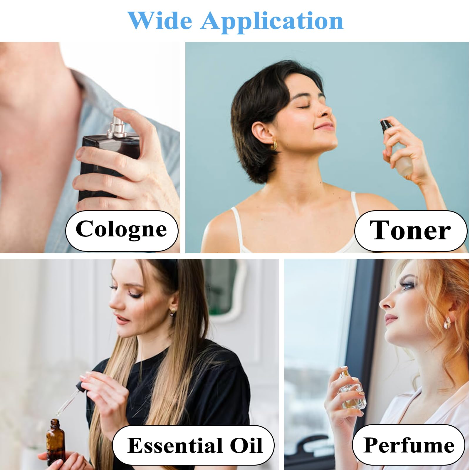 8-Piece Perfume Refill Kit - Clear Syringe, Funnel & Dispenser Set for Liquid Fragrance Transfer, Essential Oils & Sample Bottles | Perfect for Travel, DIY Perfume Mixing & Precise Liquid Application