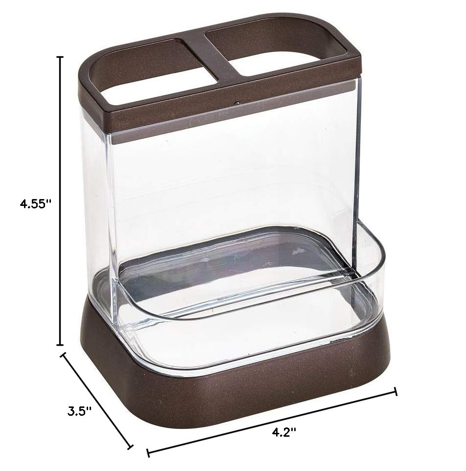 iDesign Haley Vanity Organizer - Bronze for Bathroom & Desk Storage