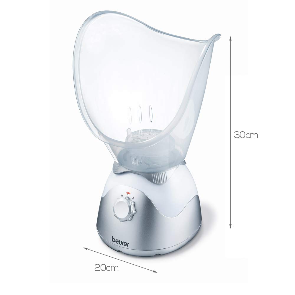 Beurer FS50 Facial Steamer & Steam Inhaler for Deep Cleansing & Sinus Relief – Perfect for Home Spa & Cold Relief