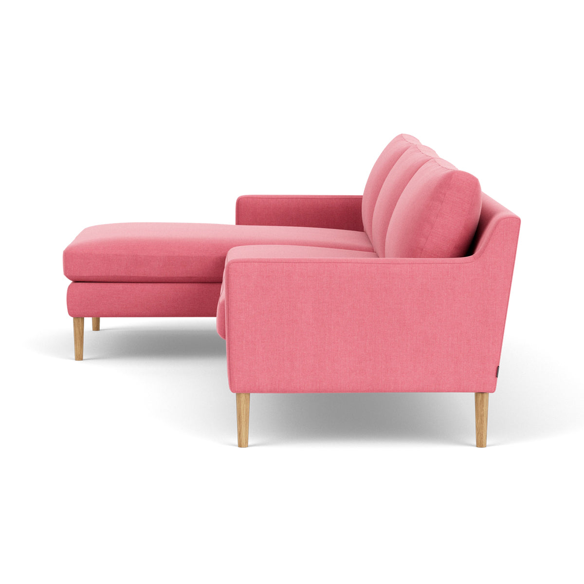 Astha Fabric Left Chaise Sofa - Modern L-Shaped Sectional Couch with Reversible Design for Living Room, Lounge & Home Theater Comfort